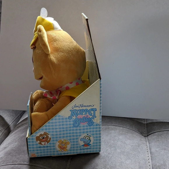 Jim Henson's Muppet Babies Plush Baby Fozzie NWT in box Rare VTG CD collectible - Picture 3 of 6